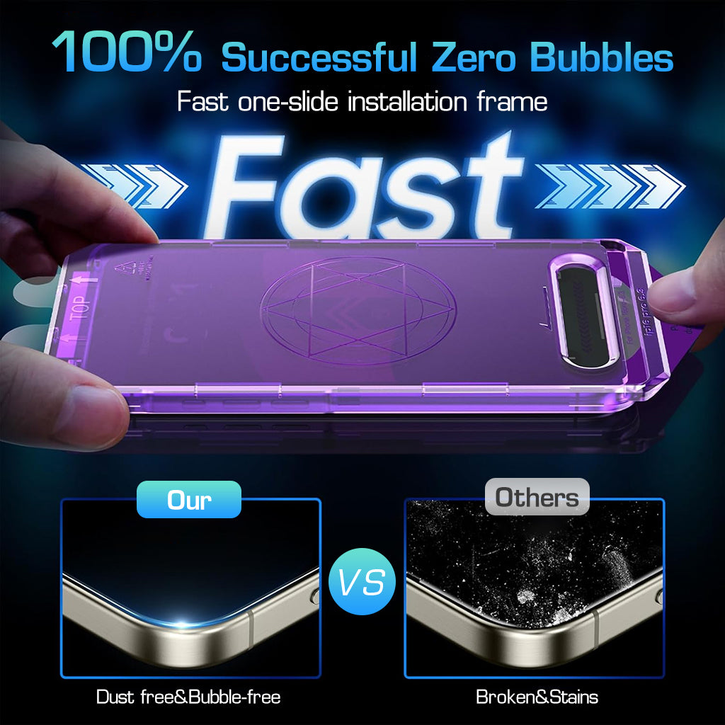 ZORBES 2pcs Privacy Screen Protectors for i Phone 16 Pro 6.3'' Ultra HD Tempered Glass Screen Protectors 2-Step Installation Auto-Alignment HD Screen Protector Kit with Screen Cleaning Tools ZORBES 2pcs Privacy Screen Protectors for i Phone 16 Pro 6.3'' Ultra HD Tempered Glass Screen Protectors 2-Step Installation Auto-Alignment HD Screen Protector Kit with Screen Cleaning Tools